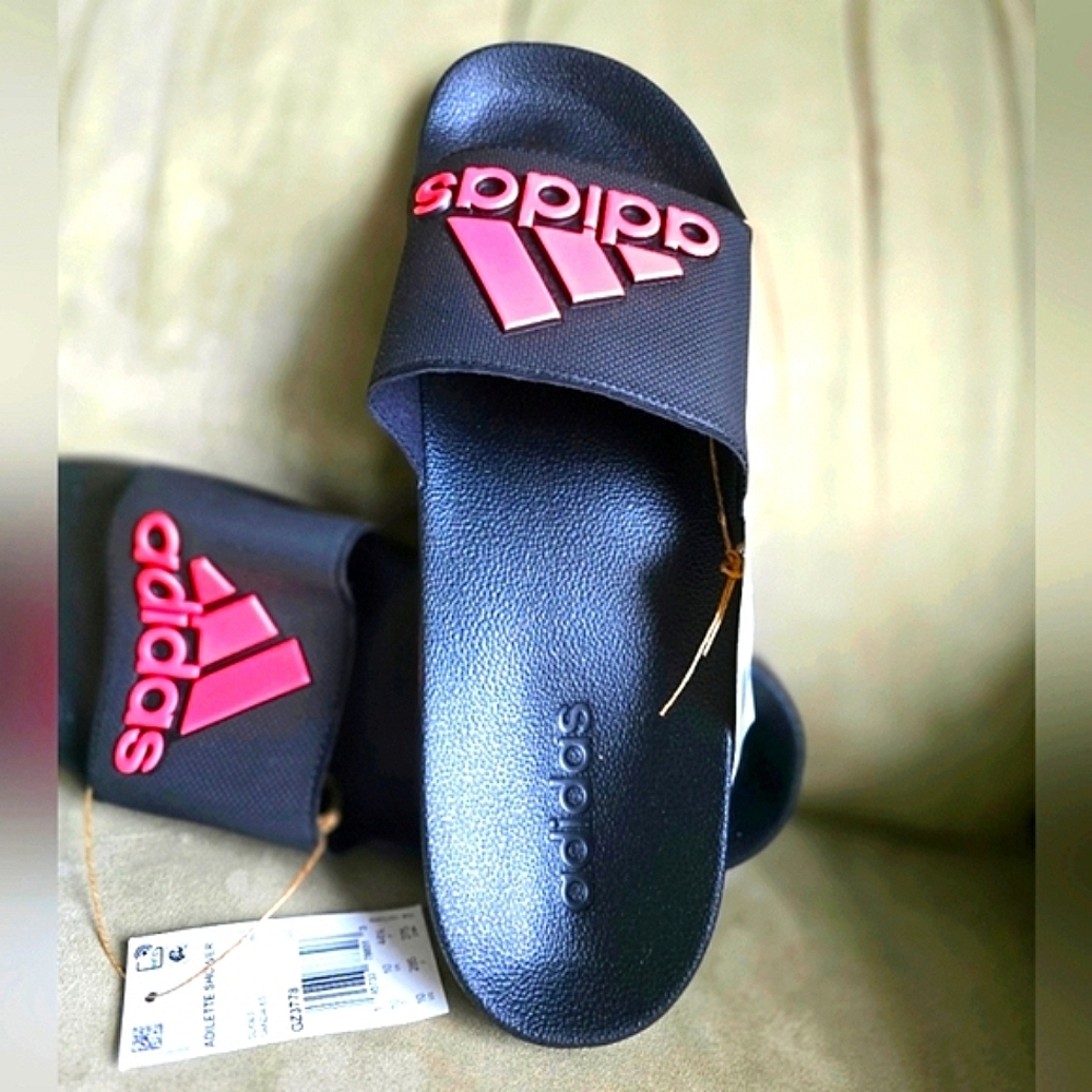 NEW! Adidas Women's Adiette Shower Slides Sandals Size 12